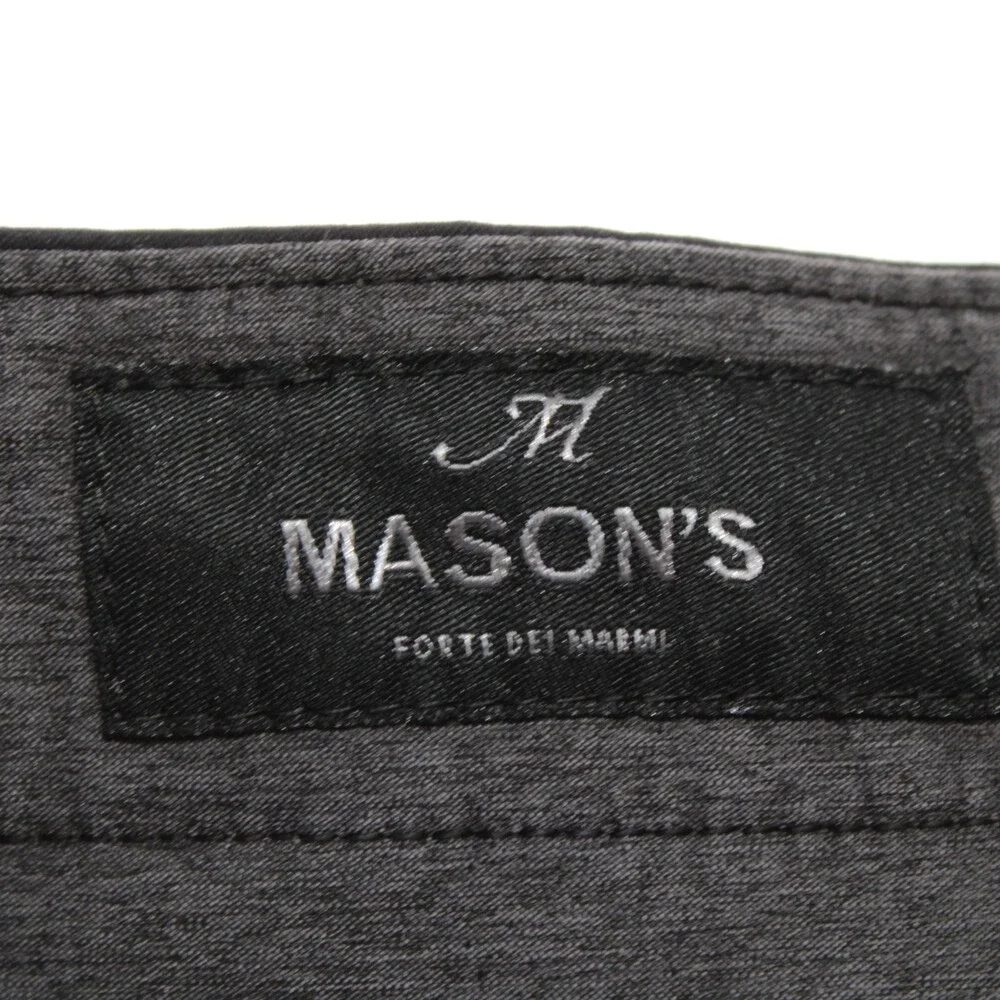 Mason's NWT Chinos / Casual Pants Size 50 (US 34) Slim Fit Torino Travel in Blue